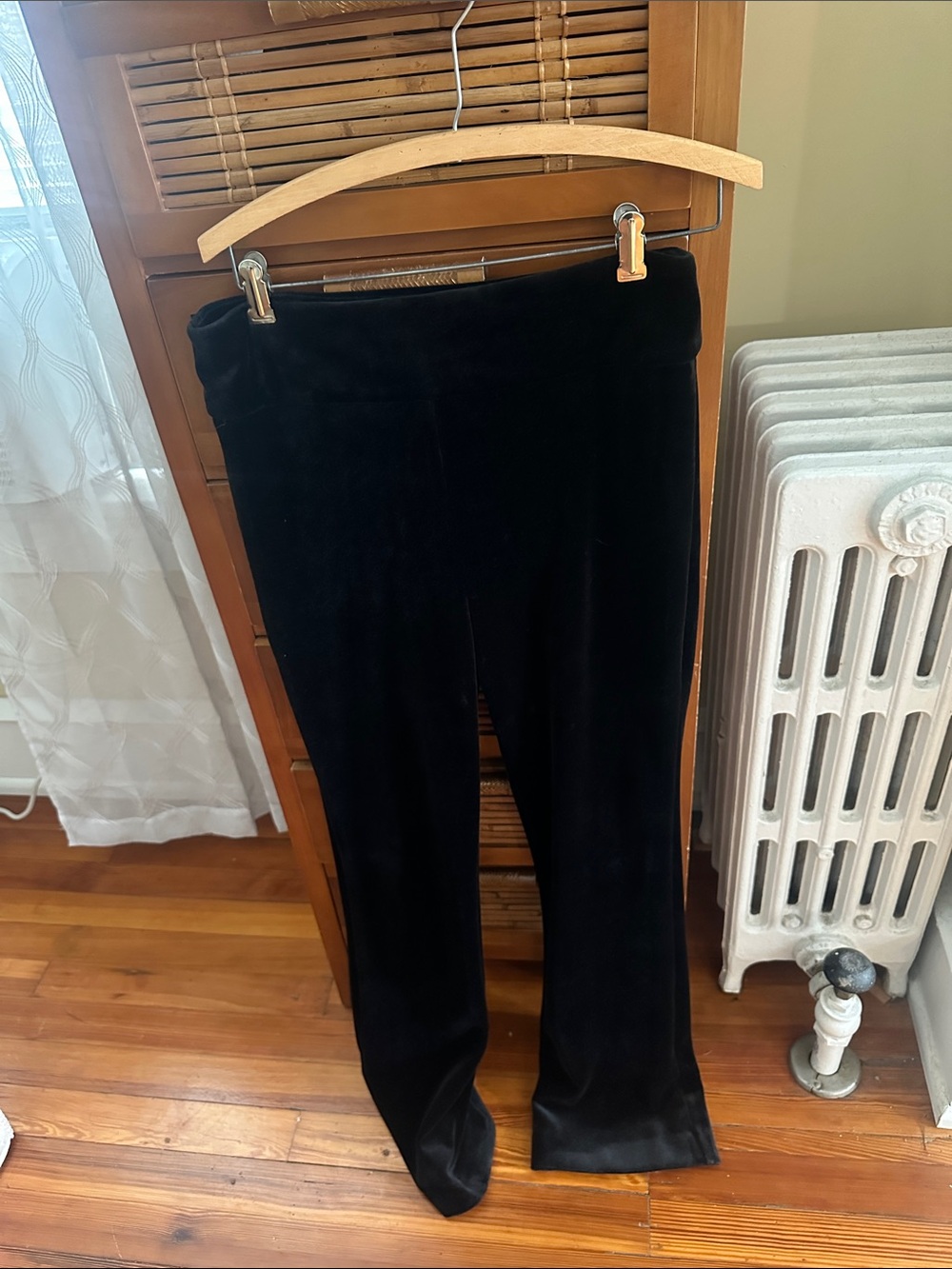 Express Black Velvet Pants